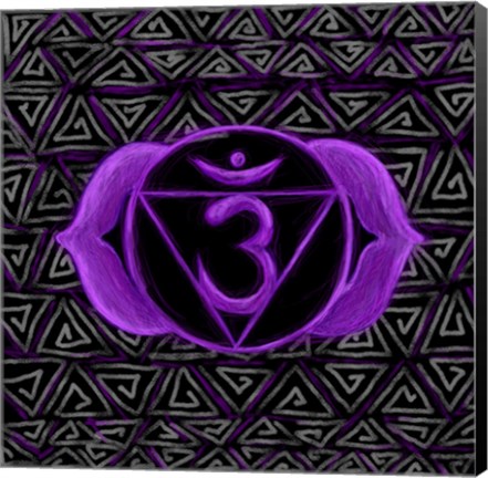 Framed Ajna - Third Eye Chakra, Awareness Print