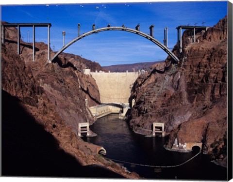 Framed Hoover Dam Bypass Bridge Print