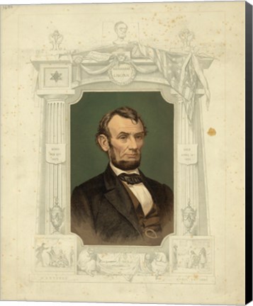 Framed Abraham Lincoln - framed Print