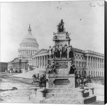 Framed Lincoln Monument Print