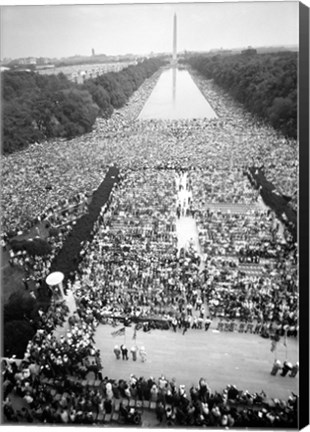 Framed Civil rights march on Washington Print