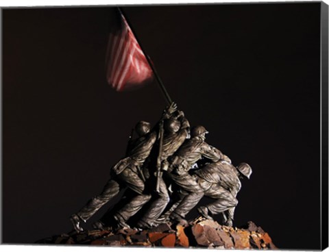 Framed Iwo Jima Memorial I Print