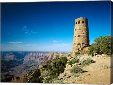 Framed Arizon&#39;a Grand Canyon Watch Tower Print