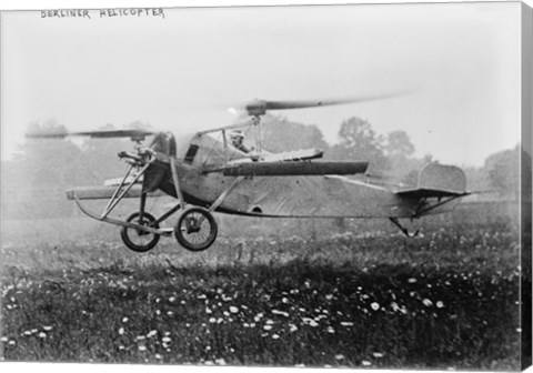 Framed Berliner Helicopter Print