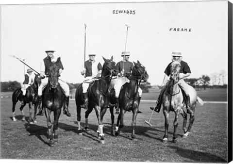 Framed Edwards Freake and others Polo Print