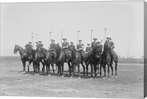 Framed Police Show Polo Team Print