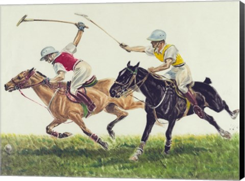 Framed Polo action Print