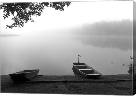 Framed Early Morning Fishing Print