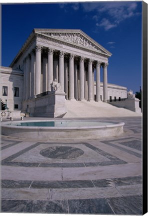 Framed Facade of the U.S. Supreme Court, Washington, D.C., USA Vertical Print