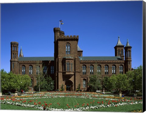 Framed Smithsonian Institution Building, Washington D.C., USA Print
