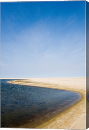 Framed High angle view of a coastline, Cape Cod, Massachusetts, USA Print