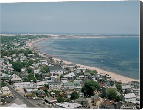 Framed USA, Massachusetts, Cape Cod, Provincetown, townscape Print