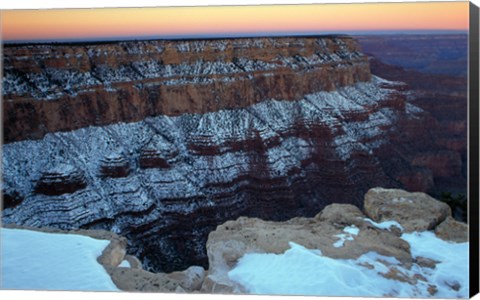 Framed South Rim Grand Canyon National Park Arizona USA Print