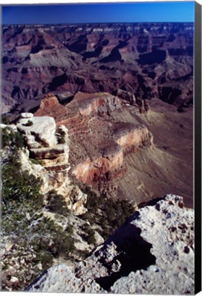 Framed Aerial View of the Grand Canyon National Park Print