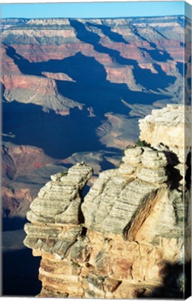 Framed Rock Close-Up at the Grand Canyon Print