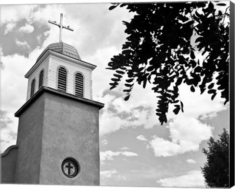 Framed Church of Los Cerrillos Print