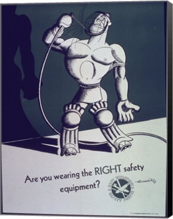 Framed Safety Equipment Print