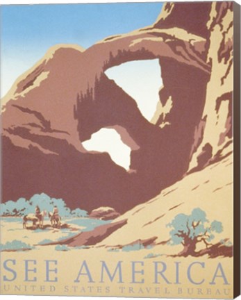 Framed See America Print