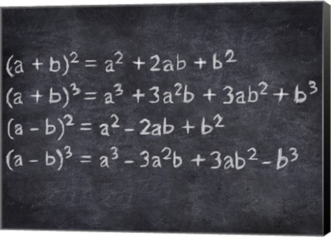 Framed Algebra Print