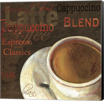 Framed Cappuccino Print