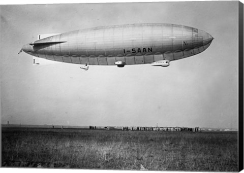 Framed Amundsen Blimp Air Ship I - SAAN Print