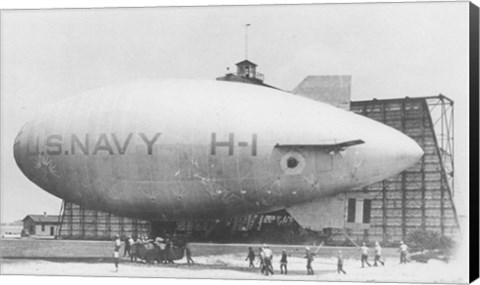 Framed H Class Blimp Print