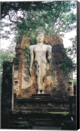 Framed Standing Buddha Wat Phra Si Iriyabot Print