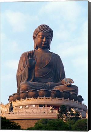 Framed Tian Tan Buddha Print