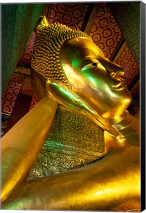 Framed Reclining Buddha, Thailand Print