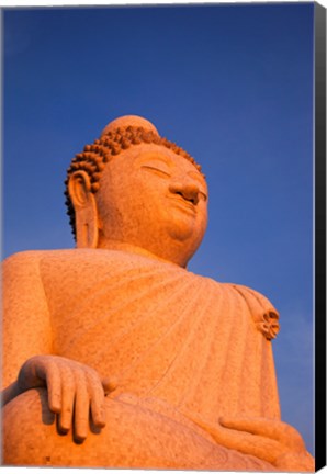 Framed Big Buddha of Phuket Statue Print
