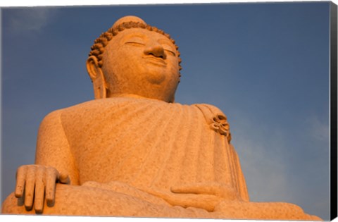 Framed Big Buddha of Phuket Statue Print