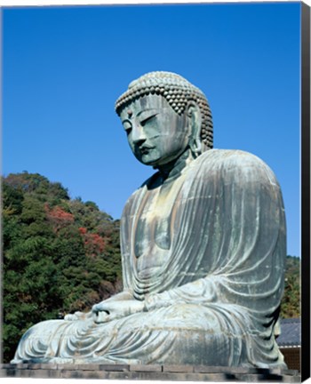 Framed Daibutsu Great Buddha, Kamakura, Honshu, Japan Side View Print