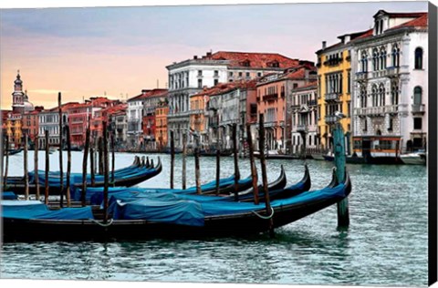 Framed Dawn in Venice Print