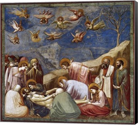 Framed Mourning of Christ Print