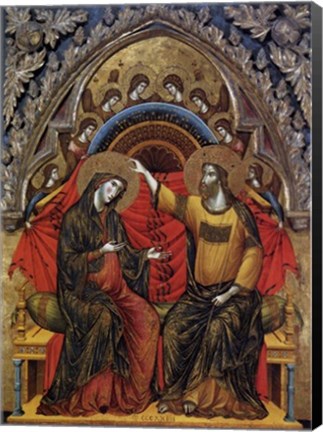 Framed Coronation of the Virgin Print