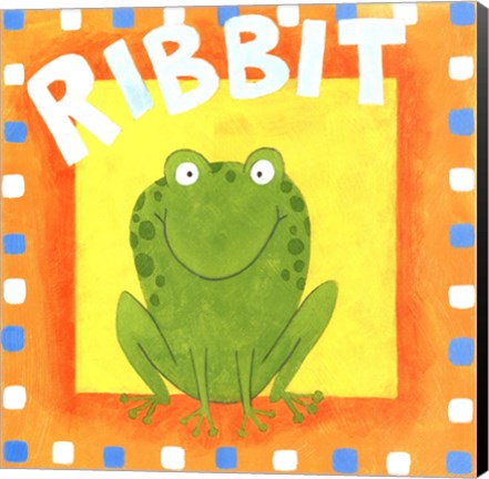 Framed Ribbit Print