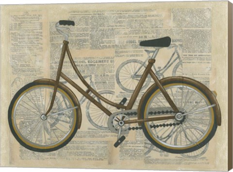 Framed Tour by Bicycle II Print