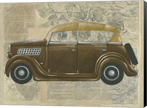 Framed Tour by Car II Print