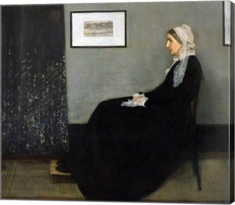 Framed Whistler&#39;s Mother Print