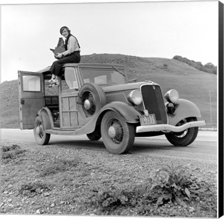 Framed Dorothea Lange, 1936 Print