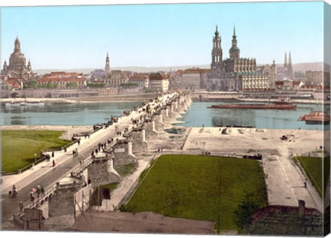 Framed View from the War Ministry,  Dresden Print