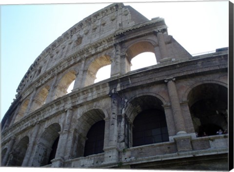 Framed Low Angle View of the Colosseum Print