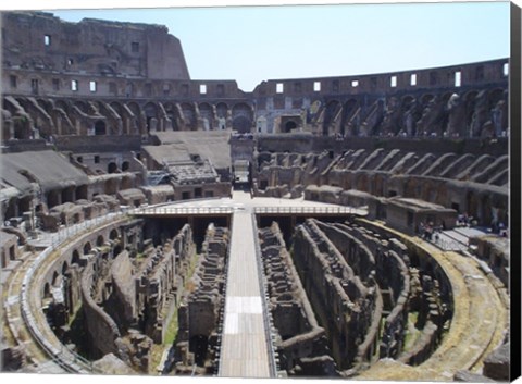 Framed Colosseum in Rome Print