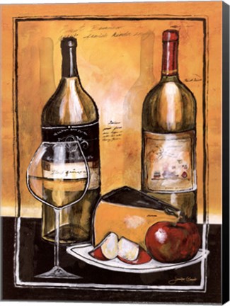 Framed Wine Notes I Print