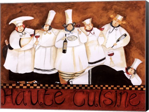 Framed Haute Cuisine Print