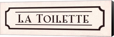 Framed La Toilette - mini Print