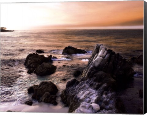 Framed Lover's Point Sunset I - mini Print