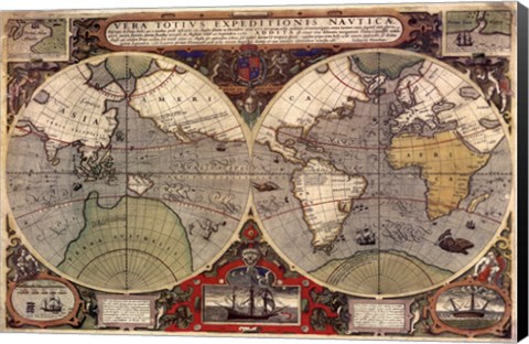 Framed Expeditionis Nautica Print