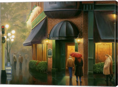 Framed Rainy Day Pub Print