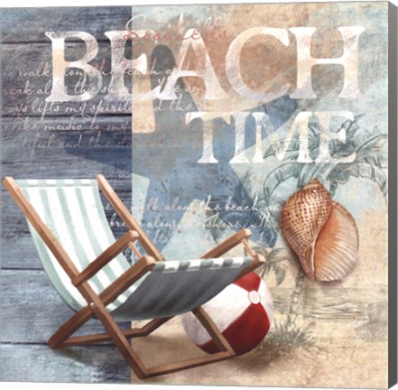 Framed Beach Time Print